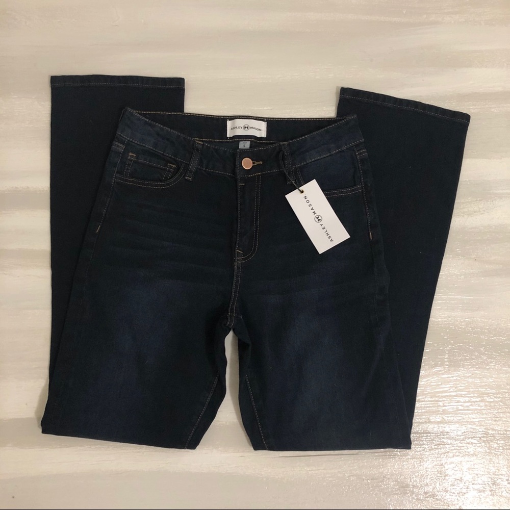 Ashley Mason Dark Wash Jeans 5 NWT - Picture 4 of 7